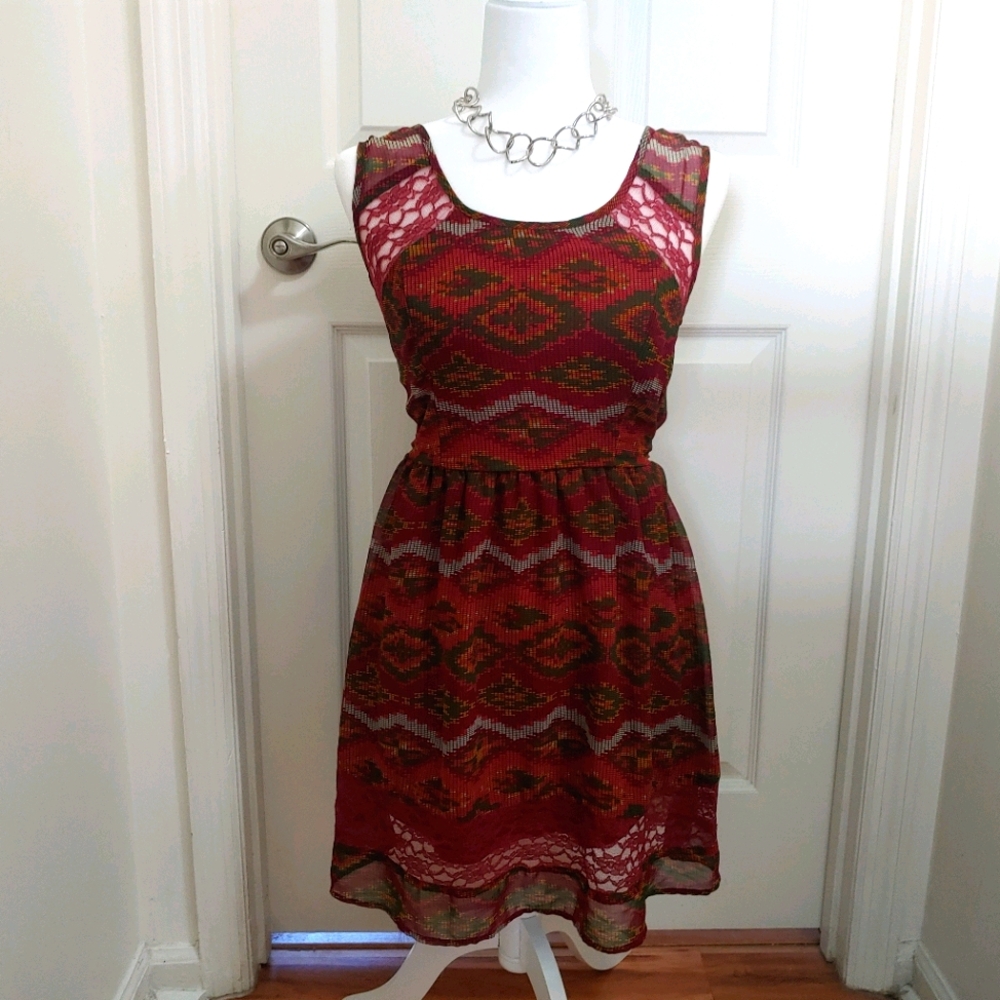 EUC beautiful band of gypsies dress size small